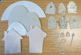 Fairy House Kits (set of 6, 18 pcs)