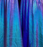 Stilt Covers - Iridescent Blue Purple 71" length