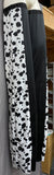 Stilt Covers - Black with Dalmation Matte 53.5" length