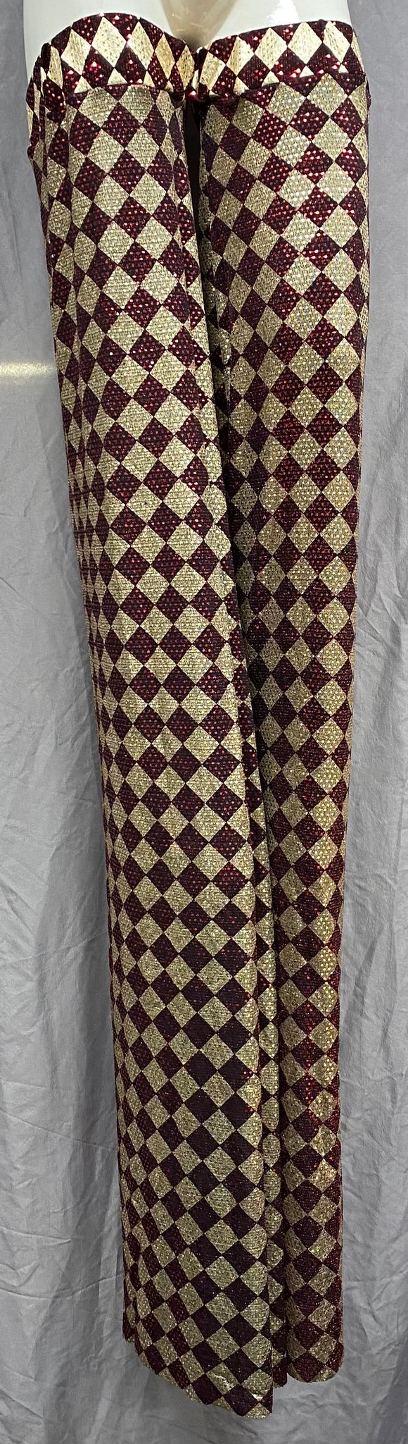 Stilt Covers - Red and Gold Checker 57