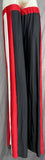 Stilt Covers - Black Red White 58" length