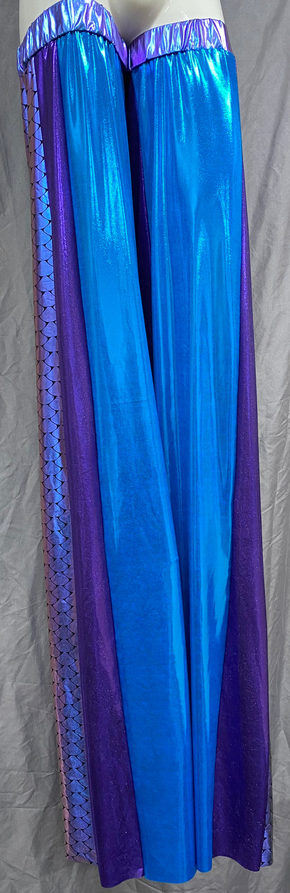 Stilt Covers - Shiny Aqua Purple Mermaid 57
