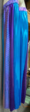 Stilt Covers - Shiny Aqua Purple Mermaid 57" length