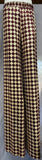 Stilt Pants - Red and Gold Checker 67.5" length