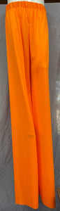 Stilt Pants - Neon Orange Matte 78" length