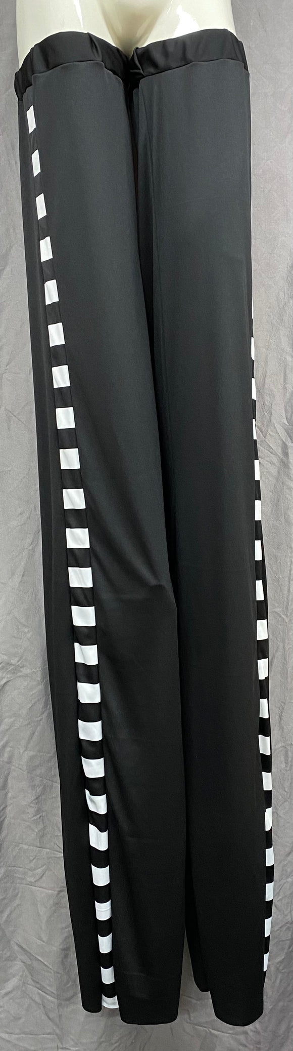 Stilt Covers - Black with White Stripes Matte 61