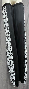 Stilt Covers - Black with Dalmation Matte 53.5" length