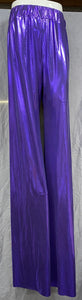 Stilt Pants - Shiny Purple 70" length