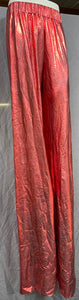 Stilt Pants - Metallic Red 66.5" length