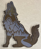Wolf Resin Art