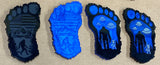 Sasquatch Bigfoot Resin Coasters Sets
