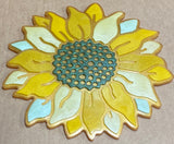 Sunflower Resin Art