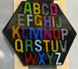 ABC Letter Panel Resin Art
