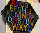 ABC Letter Panel Resin Art