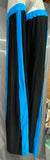 Stilt Covers - Black and Blue 57" length - 17-20" cuff