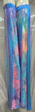 Stilt Covers - Iridescent Blue Purple Cotton Candy Mermaid 55" length - 16-19" cuff