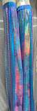 Stilt Covers - Iridescent Blue Purple Cotton Candy Mermaid 55" length - 16-19" cuff