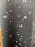 Stilt Pants - Moons and Shooting Stars 65" length - 36-42" waist