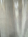 Stilt Pants - Shiny Silver 74" length - 34-40" waist