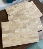 Wood block cutting boards