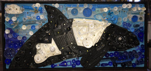 Marine Debris Art - Orca Killer Whale