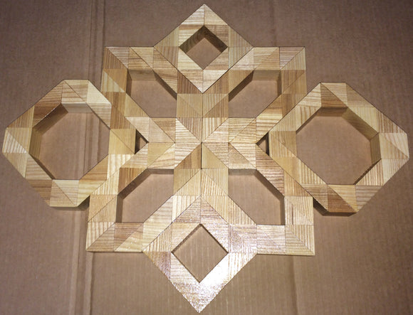 Woodblock Art - Snowflake