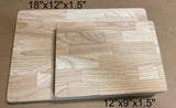 Ash wood block cutting boards